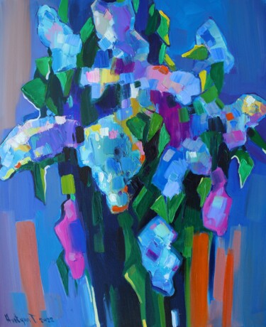 제목이 "Lilacs#1"인 미술작품 Tigran Avetyan로, 원작, 기름