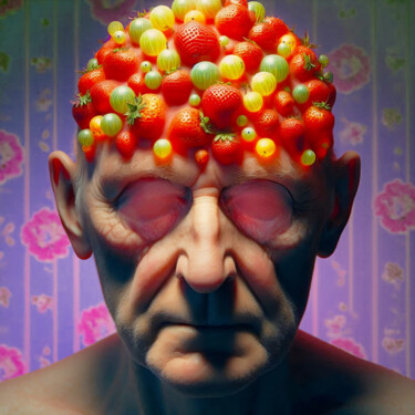 Digitale Kunst getiteld "Tutti Frutti -" door Tim Cutler, Origineel Kunstwerk, Digitaal Schilderwerk