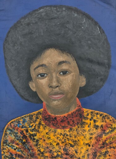 Ζωγραφική με τίτλο "My Way ii" από Timothy Olaniyi, Αυθεντικά έργα τέχνης, Ακρυλικό