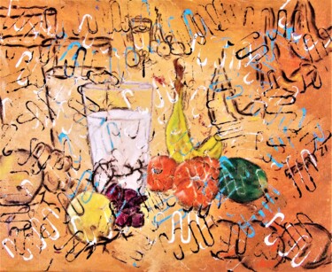 Картина под названием "Still life String T…" - Timothy Seery, Подлинное произведение искусства, Акрил