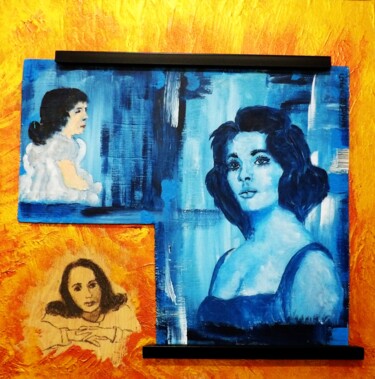 Pintura titulada "Elizabeth Taylor" por Timothy Seery, Obra de arte original, Acrílico