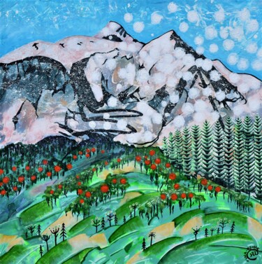 Peinture intitulée "Toutes les saisons…" par Tina-Renae, Œuvre d'art originale, Acrylique Monté sur Châssis en bois