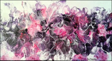 Painting titled "Violetas.jpg" by Tina Verpoorten, Original Artwork, Ink
