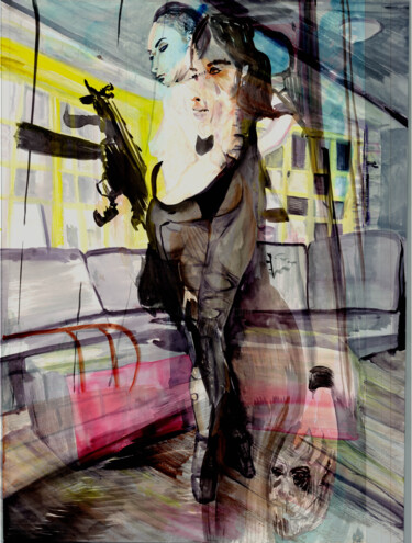 Malerei mit dem Titel "Terminator Genisys…" von Tinge, Original-Kunstwerk, Digitale Collage