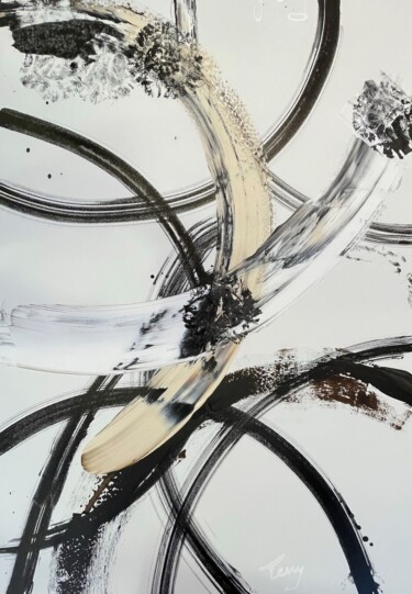 제목이 "Abstract in differe…"인 미술작품 Tiny De Bruin로, 원작, 아크릴 목재 패널에 장착됨
