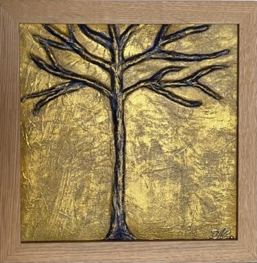 Картина под названием "Valorous tree" - Tiphanie Canada, Подлинное произведение искусства, Акрил
