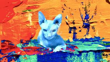 Цифровое искусство под названием "NARACOX" - Tira Montrese, Подлинное произведение искусства, Цифровая живопись Установлен н…