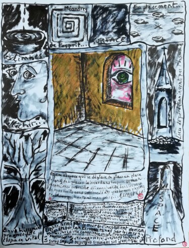 "Prémonitions 37" başlıklı Tablo Titi Montana tarafından, Orijinal sanat, Mürekkep