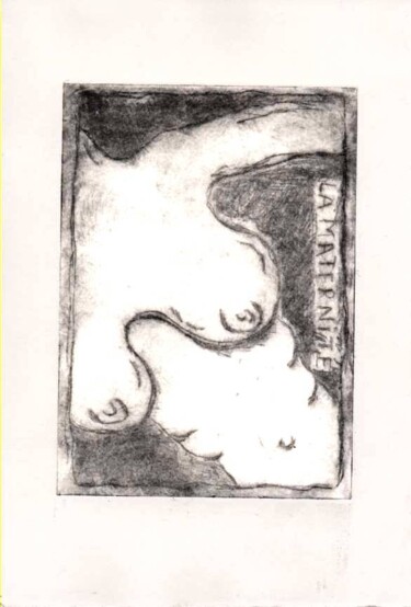 Gravures & estampes intitulée "Les Confrontations" par Titi Montana, Œuvre d'art originale, Eau-forte
