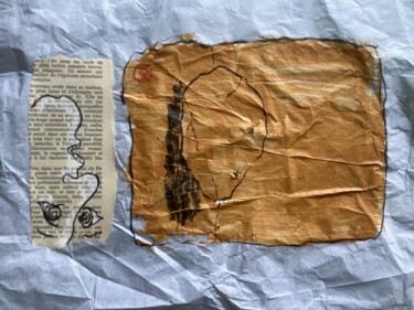 Рисунок под названием "Souvenirs posthumes…" - Titi Montana, Подлинное произведение искусства, Чернила