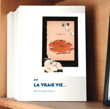 제목이 "La vraie vie"인 디지털 아트 Titi Montana로, 원작, 디지털 인쇄