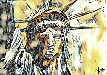 Arts numériques intitulée "Peinture: Liberty" par Tito Villa, Œuvre d'art originale