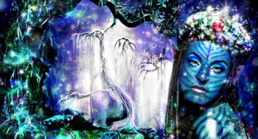 Digitale Kunst mit dem Titel "Avatars games." von Tito Villa, Original-Kunstwerk, Fotomontage