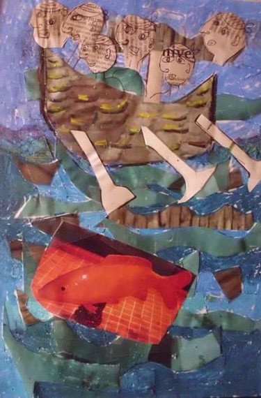 Pittura intitolato "ulisse" da Tiziana Salvi, Opera d'arte originale