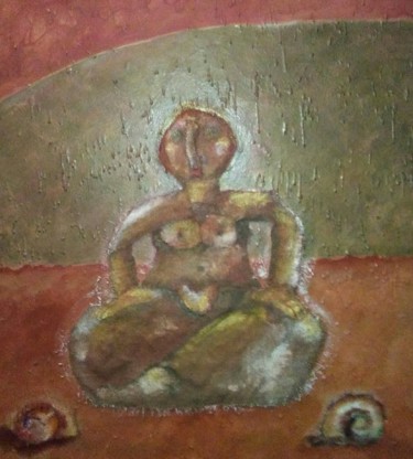 Pittura intitolato "dea madre" da Tiziana Salvi, Opera d'arte originale