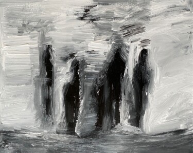Pittura intitolato "Desert" da Tobia Giorla, Opera d'arte originale, Acrilico
