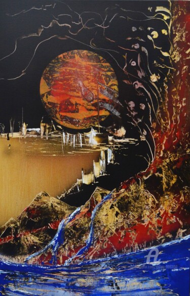 "Paysage abstrait" başlıklı Tablo Tolliac tarafından, Orijinal sanat, Akrilik