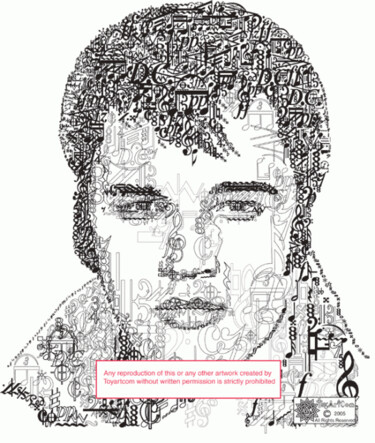 Digital Arts titled "TomArtCom’s Elvis P…" by Tom Chavez, Original Artwork