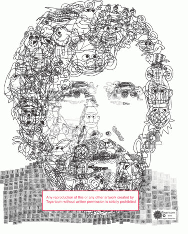 Arte digitale intitolato "TomArtCom’s Jim Hen…" da Tom Chavez, Opera d'arte originale