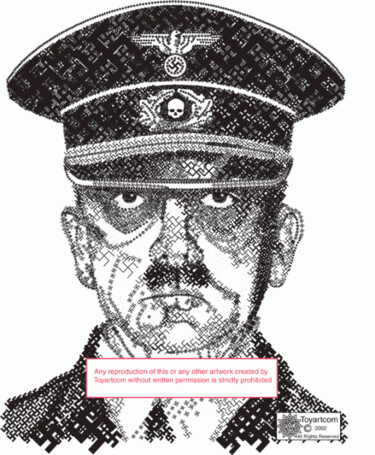 Digital Arts titled "Tomartcom's Hitler" by Tom Chavez, Original Artwork
