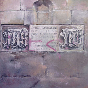 Peinture intitulée "Gotico Ilustrado" par Tomás Castaño, Œuvre d'art originale, Huile