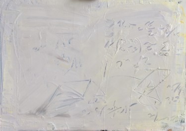 Painting titled "Equation of Time an…" by Tomas Mudra, Original Artwork, Oil Mounted on Wood Stretcher frame