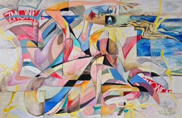 Pintura titulada "Четверг" por Tomas Ožinskas, Obra de arte original, Acrílico