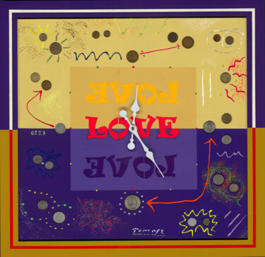 Painting titled "Love, evol" by Tomasz, Original Artwork, Acrylic