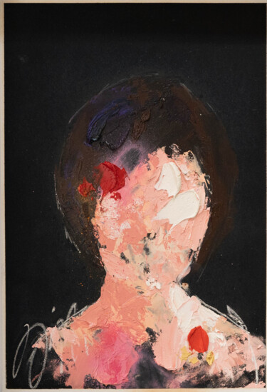 Pittura intitolato "TITLE…" da Tomoya Nakano, Opera d'arte originale, Olio Montato su Cartone