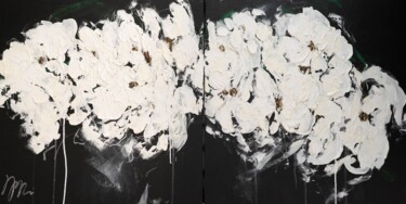 Peinture intitulée "Title ' Flowers '" par Tomoya Nakano, Œuvre d'art originale, Acrylique Monté sur Châssis en bois