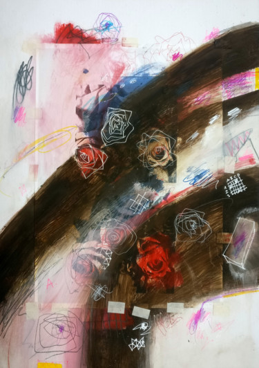 Malarstwo zatytułowany „SHADOWS ACROSS” autorstwa Tom Sipas, Oryginalna praca, Olej