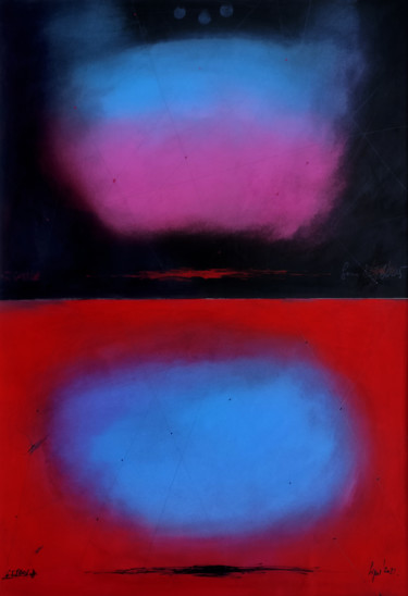 Pittura intitolato "ANTIMATTER SERIES #…" da Tom Sipas, Opera d'arte originale, Olio