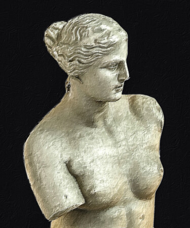 "Venus de Milo Study…" başlıklı Tablo Tony Rubino tarafından, Orijinal sanat, Akrilik Ahşap Sedye çerçevesi üzerine monte ed…