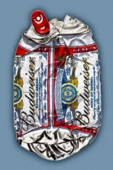 Pintura titulada "Bud Budweiser Crush…" por Tony Rubino, Obra de arte original, Acrílico Montado en Bastidor de camilla de m…