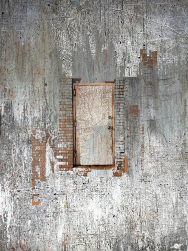 Painting titled "Door 2" by Tony Rubino, Original Artwork, Acrylic Mounted on Wood Stretcher frame
