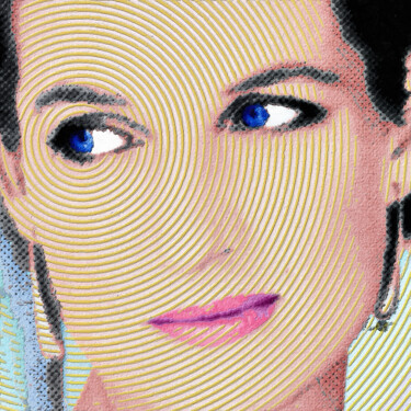 Collages intitolato "Princess Lady Diana…" da Tony Rubino, Opera d'arte originale, Pittura digitale Montato su Telaio per ba…