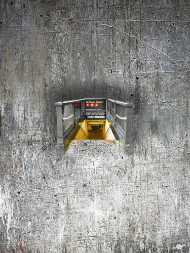 Pittura intitolato "Subway New York City" da Tony Rubino, Opera d'arte originale, Acrilico Montato su Telaio per barella in…