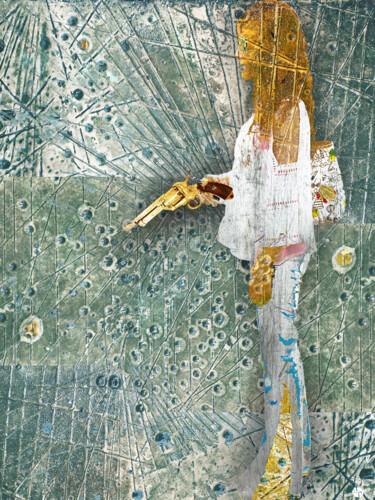 Schilderij getiteld "After Woman" door Tony Rubino, Origineel Kunstwerk, Acryl Gemonteerd op Frame voor houten brancard