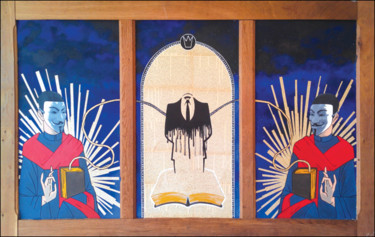 Pittura intitolato "anonymous" da Tony ®, Opera d'arte originale, Acrilico