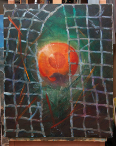 Painting titled "Breakthrough-Revisi…" by Darko Topalski, Original Artwork, Oil