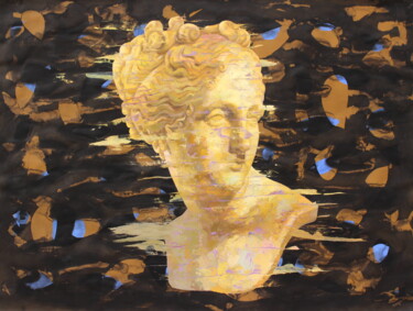 Painting titled "Busto de Venus Itál…" by Torregar, Original Artwork, Oil