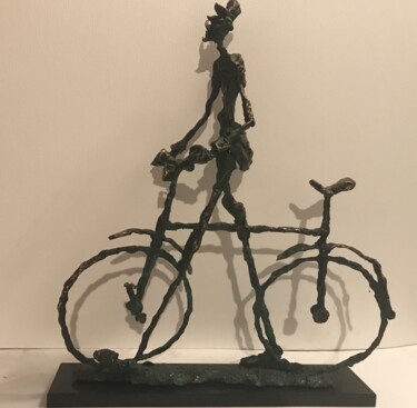 Escultura titulada "Postman" por Erno Toth, Obra de arte original, Bronce