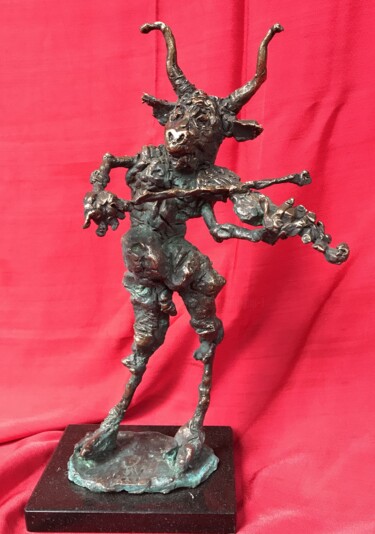 "Crazy Minotaur" başlıklı Heykel Erno Toth tarafından, Orijinal sanat, Bronz