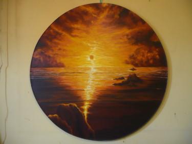 Painting titled "La Pointe Du Raz" by Phil, Original Artwork, Other