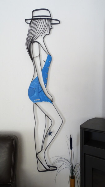 Sculpture intitulée "Monica" par Alain Tourette, Œuvre d'art originale, Métaux