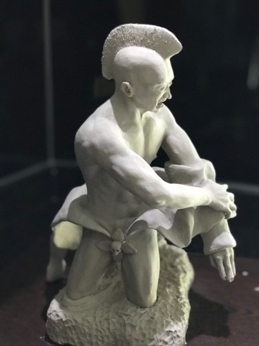 Skulptur mit dem Titel "Ol" von Emrah Yıldırım Instagram: Emrahxtoxic, Original-Kunstwerk, Keramik