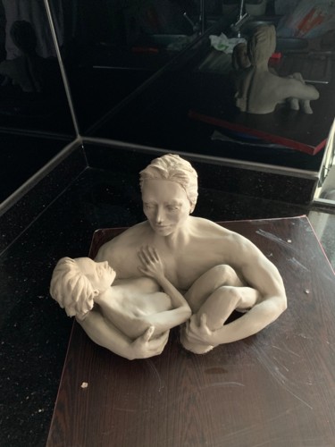 Rzeźba zatytułowany „Pure Love” autorstwa Emrah Yıldırım Instagram: Emrahxtoxic, Oryginalna praca, Ceramika