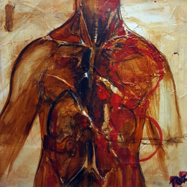 Peinture intitulée "Aman" par Cesar Aguilar (Raçe), Œuvre d'art originale, Acrylique