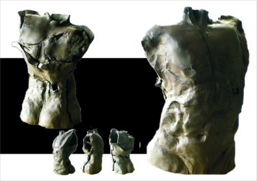 雕塑 标题为“trasformazione dell…” 由Cesar Aguilar (Raçe), 原创艺术品, 兵马俑