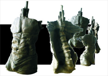 雕塑 标题为“trasformazione dell…” 由Cesar Aguilar (Raçe), 原创艺术品, 兵马俑